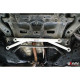 Bară rigidizare Honda Jazz Hybrid 1.3 10+ UltraRacing Bară rigidizare "H-Brace" podea față - 4-puncte | race-shop.ro