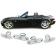 Iluminare auto Lumini de marcare laterale reflectoare reflectorizante alb set pentru Mazda MX5 NA NB NBFL 89-05 | race-shop.ro