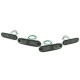 Iluminare auto Reflectoare pentru luminile de marcare laterale negru-fumuriu set pentru Mazda MX5 89-05 | race-shop.ro