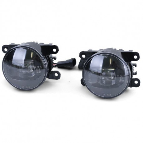 Iluminare auto RACES proiectoare ceață LED pentru Ford Fiesta 5 6 Focus 2 3 Transit Jaguar S X, negru | race-shop.ro