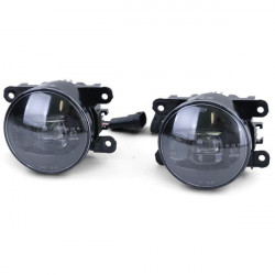 Projectoare ceață LED negru pentru Peugeot 107 207 CC 307 CC 407 Porsche Cayenne