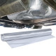 Bandă protecție termică adezivă Folie termoizolantă autoadezivă aluminiu-ceramică 0.8m 50cmx50cm 500°C | race-shop.ro