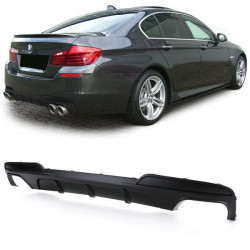 RACES difuzor bară spate (Sport Performance) pentru BMW F10 with M Package, negru