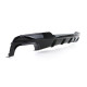 Body kit și tuning vizual Difuzor spate Lucios + tipsuri sport negru pentru BMW F10 F11 | race-shop.ro