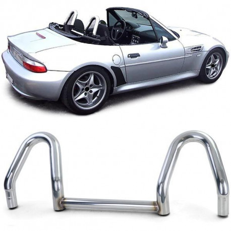 Body kit și tuning vizual Roll bar roadster din oțel inoxidabil lucios pentru BMW Z3 convertible roadster | race-shop.ro
