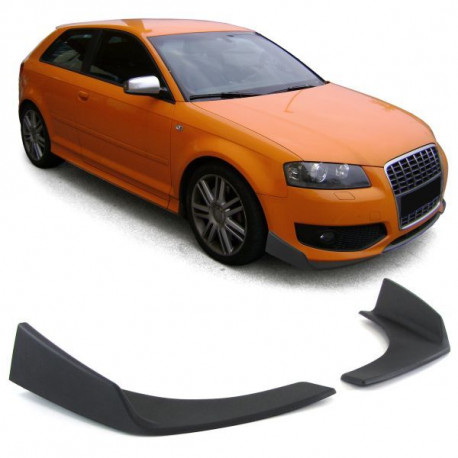 Body kit și tuning vizual Spoiler bară față universal negru 6 | race-shop.ro