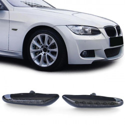Semnalizare laterală LED negru-fumuriu pentru BMW 3 Series E46 01-05 E90 E91 E92 E93