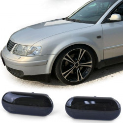 Lămpi semnalizare laterală LED Lightbar negru pentru VW Passat 3B 3BG Polo 6N 9N Sharan Vento
