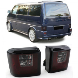 Stopuri spate LED Lightbar roșu negru-fumuriu VW T4 Bus Transporter 90-03