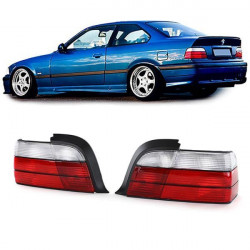 RACES stopuri pentru BMW 3 Series E36 Coupe Convertible M3 90-99, roșu-alb