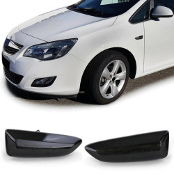 Lămpi LED semnalizare dinamică laterală negre pentru Opel Astra J + K Insignia B 17-19