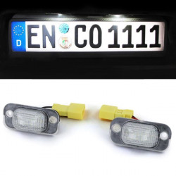 RACES lămpi LED număr înmatriculare pentru VW Golf 2 83-92 Jetta 2 84-92, alb