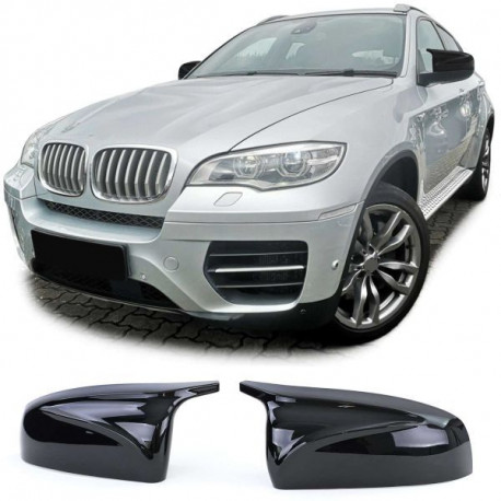 Oglinzi retrovizoare Capace oglinzi retrovizoare sport negru-lucios pentru BMW X5 E70 X6 E71 | race-shop.ro