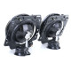 Iluminare auto Faruri cu reticul negru-fumuriu pentru VW Golf 2 83-91 | race-shop.ro