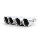 Ornamente tobe Tipsuri ieșire dublă din inox pentru BMW F10 F11 6 Series F12 F13 | race-shop.ro