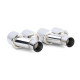 Ornamente tobe Tipsuri ieșire dublă din inox pentru BMW F10 F11 6 Series F12 F13 | race-shop.ro