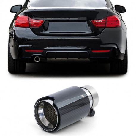 Ornamente tobe Ornament evacuare sport carbon negru pentru BMW 4 Series F82 F83 din 14 | race-shop.ro