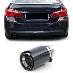 Ornament evacuare sport carbon negru pentru BMW 5 Series F10 F11 10-16