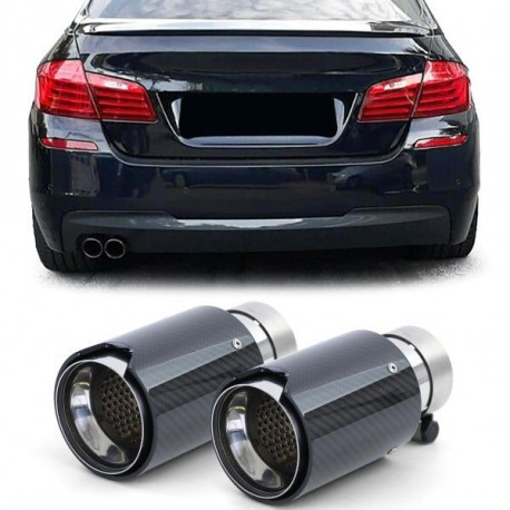 Ornamente tobe Tipsuri evacuare Sport carbon negru pentru BMW 5 Series F10 F11 10-16 | race-shop.ro