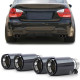 Ornamente tobe Tipsuri evacuare 90mm Sport carbon negru pentru BMW 3 Series E90 E91 E92 E93 | race-shop.ro