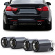 Ornamente tobe Tipsuri evacuare 90mm Sport carbon negru pentru BMW 4 Series F82 F83 din 14 | race-shop.ro