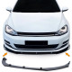 Body kit și tuning vizual RACES prelungire bară față pentru VW Golf 7 Sedan Variant 12-21, negru | race-shop.ro