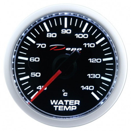 DEPO Night Glow 52mm Ceas indicator temperatură apă DEPO Racing - Seria Night glow | race-shop.ro