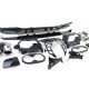 Body kit și tuning vizual Difuzor spate sport negru cu tipsuri cromate pentru Mercedes A Class W177 din 19 | race-shop.ro