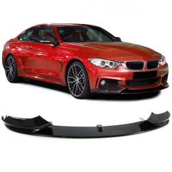 RACES prelungire bară față (Sport) pentru BMW 4 Series F32 Coupe, negru lucios