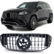 Body kit și tuning vizual RACES grilă (Sport) pentru Mercedes GLS X167 from 19, crom negru lucios | race-shop.ro