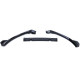 Body kit și tuning vizual RACES prelungire bară față (Performance) pentru Audi A5 8T 8F 11-17, negru lucios | race-shop.ro