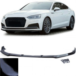 RACES prelungire bară față pentru Audi A5 F5 from 16, negru lucios