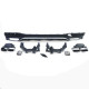 Body kit și tuning vizual Set difuzor spate sport cu tipsuri cromate pentru Mercedes GLS X166 15-19 | race-shop.ro
