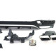 Body kit și tuning vizual Set difuzor spate sport cu tipsuri cromate pentru Mercedes GLS X166 15-19 | race-shop.ro