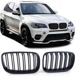 RACES grilă (Sport Double Bar) pentru BMW X5 E70 X6 E71, mat