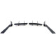 Body kit și tuning vizual RACES difuzor bară spate (Sport Cup) pentru Ford Mustang GT MK6 from 14, negru lucios | race-shop.ro