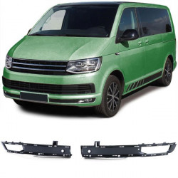 RACES ornamente proiectoare ceață pentru VW T6 15-19 with (pentru senzori parcare), negru lucios