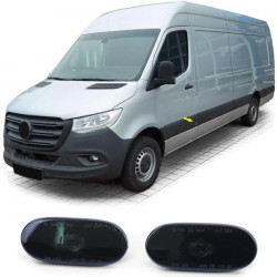 Lumini semnalizare laterale cu LED negru 2 bucăți pentru Mercedes Sprinter B906 06-16 907 910 din 18