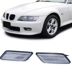 LED indicatoare laterale albe (kit) pentru BMW Z3 Coupe Roadster 94-02
