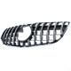Body kit și tuning vizual Grilă radiator sport negru-lucios cromat pentru Mercedes GLK X204 facelift 12-15 | race-shop.ro