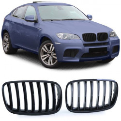 RACES grilă (Sport Performance) pentru BMW X5 E70 X6 E71 06-13, negru lucios