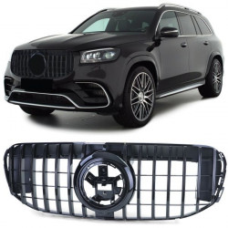 Grilă radiator sport negru-lucios pentru Mercedes GLS X167 din 19