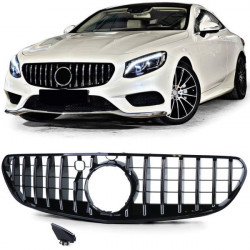 Grilă sport negru crom lucios pentru Mercedes S Coupe 217 Convertible A217 14-17