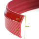 Body kit și tuning vizual Spoiler universal flexibil 2,5mx5cm aspect carbon roșu | race-shop.ro