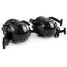 Fog light black smoke suitable for BMW E60 E61 with M package bumper