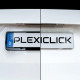 Suporți plăcuță înmatriculare Plexiclick® - Suport număr inmatriculare fără ramă | race-shop.ro