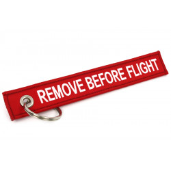 Jet tag breloc "Remove before flight"