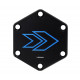 Adaptor volan Quick Release NRG plăcuță de anularea a claxonului (Săgeată) - Negru/Albastru | race-shop.ro