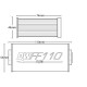 Externe Filtru combustibil universal Deatschwerks (AN10), 100-microni | race-shop.ro