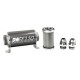 Externe Deatschwerks FF110 (AN8) filtru de combustibil universal, 100-microni | race-shop.ro